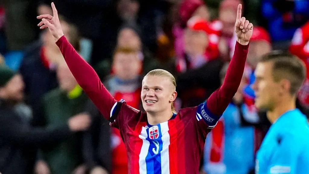 Erling Haaland Memimpin Norway Menuju Kemenangan, Gabriel Magalhaes Kesulitan Menghadapi Rivalnya
