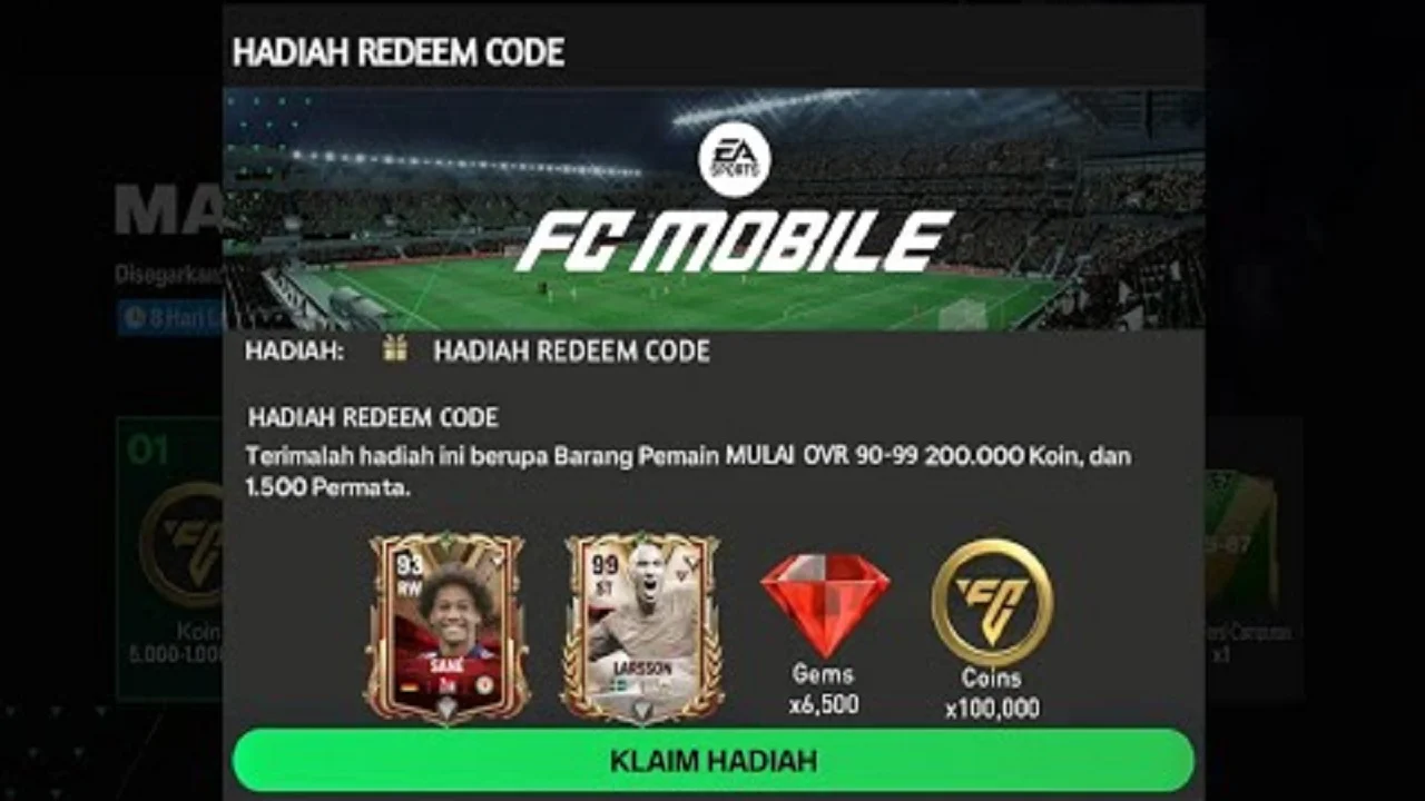 Kode Redeem FC Mobile Terbaru: Cara Klaim Item Gratis di FC Mobile